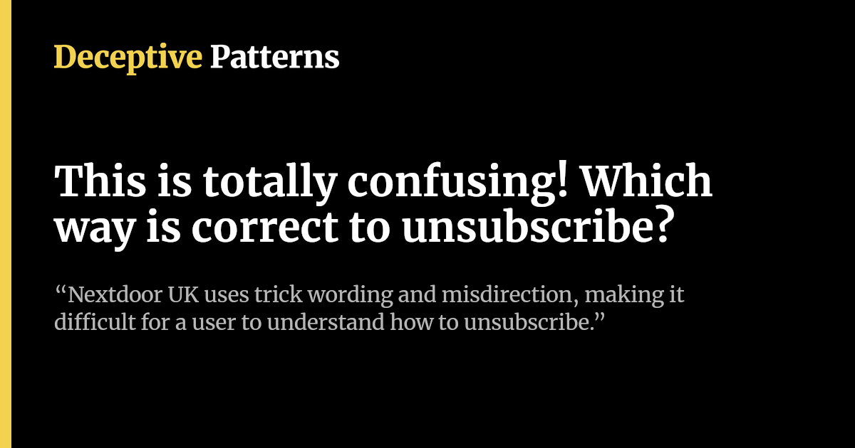 This is totally confusing! Which way is correct to unsubscribe ...